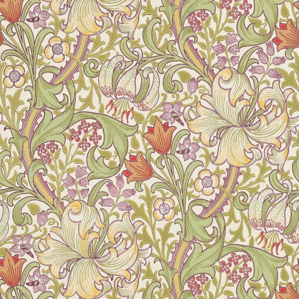 Morris & Co Wallpaper Golden Lily Sale