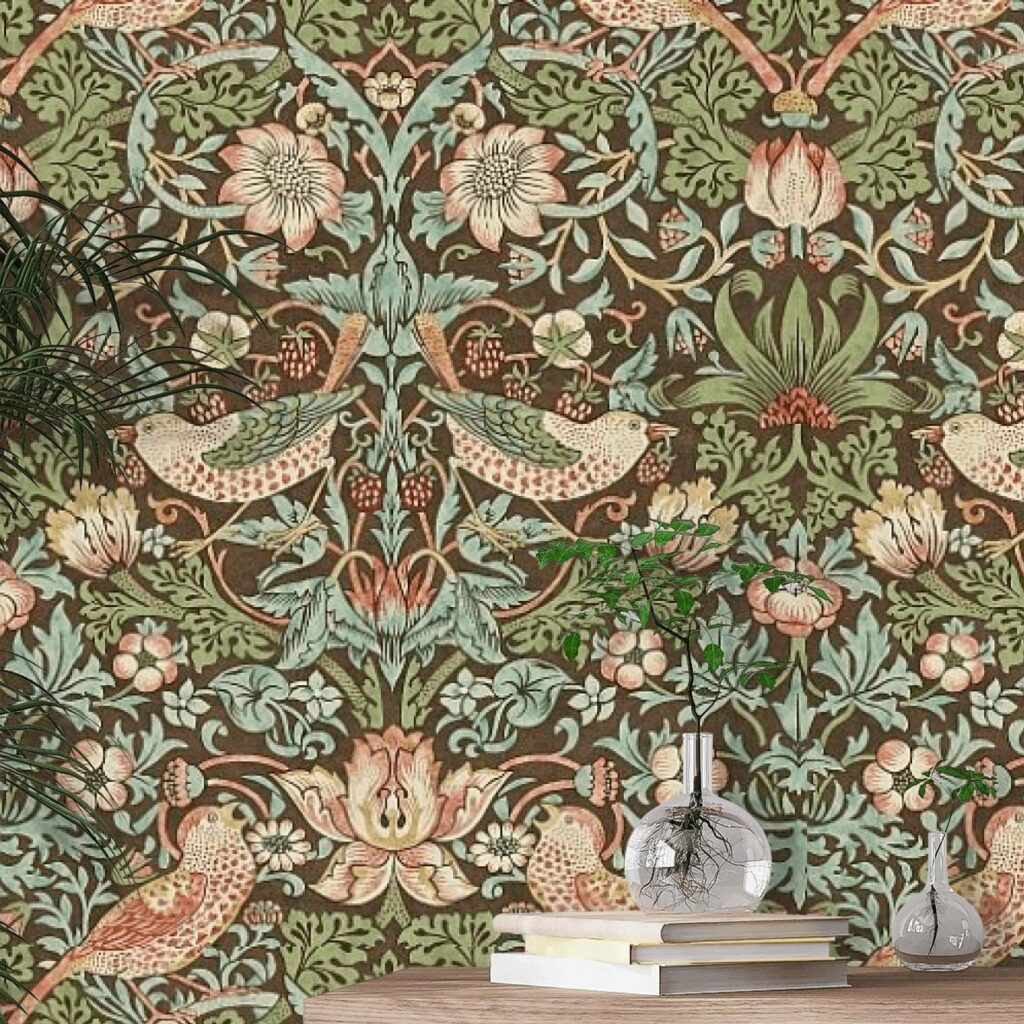 Morris & Co Strawberry Thief Wallpaper Sale