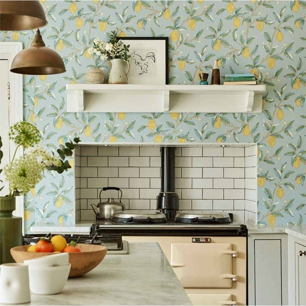 Morris & Co Lemon Tree Wallpaper 